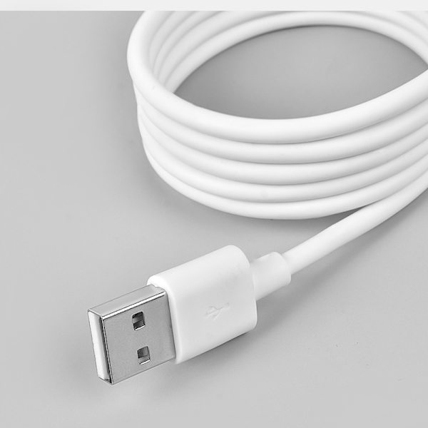 2-pack 2M mikro-USB-kabel, 2A snabbladdningskabel för Android Vit