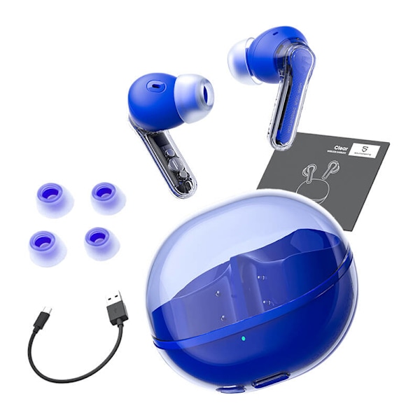 Kuulokkeet TWS Soundpeats Clear (sininen)