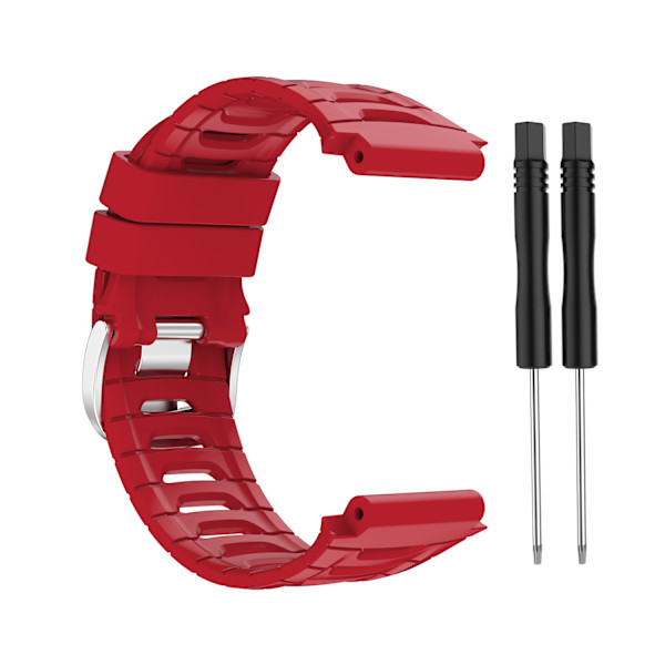 Klockarmband silikon Garmin 920XT Röd