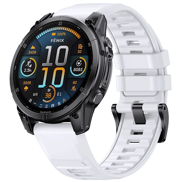 Garmin Fenix 8 Quick Release Strap Vit 47 mm