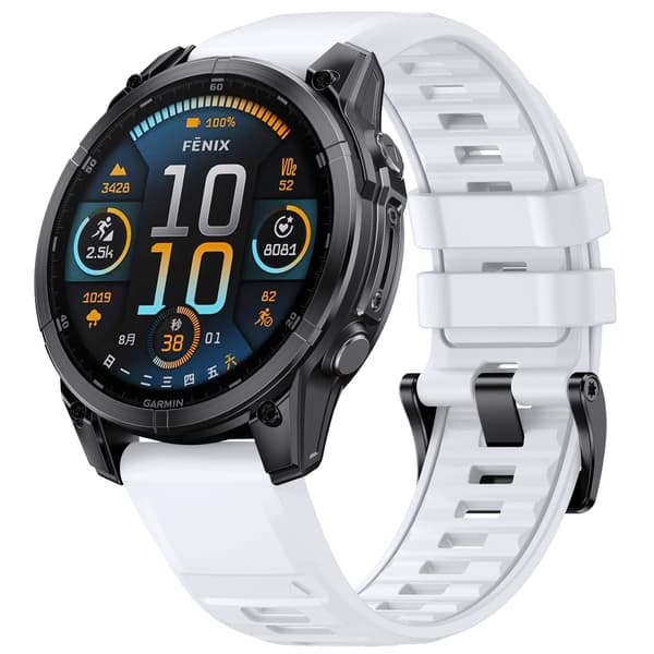 Garmin Fenix 8 Quick Release Strap White 47 mm White 47 mm