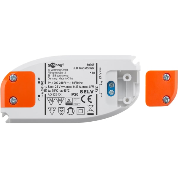 LED-transformator 24 V (DC) (DC), 8 W