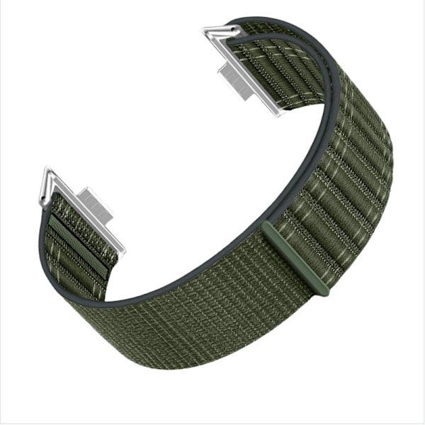Stilfuld Vævet Nylon Loop til Huawei Watch Fit 4/Fit 3 Grøn