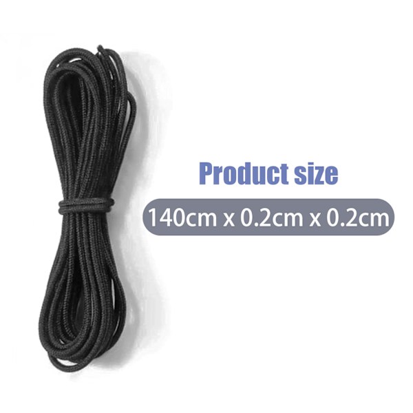 INF Salomon Quicklace snørebånd Sort M