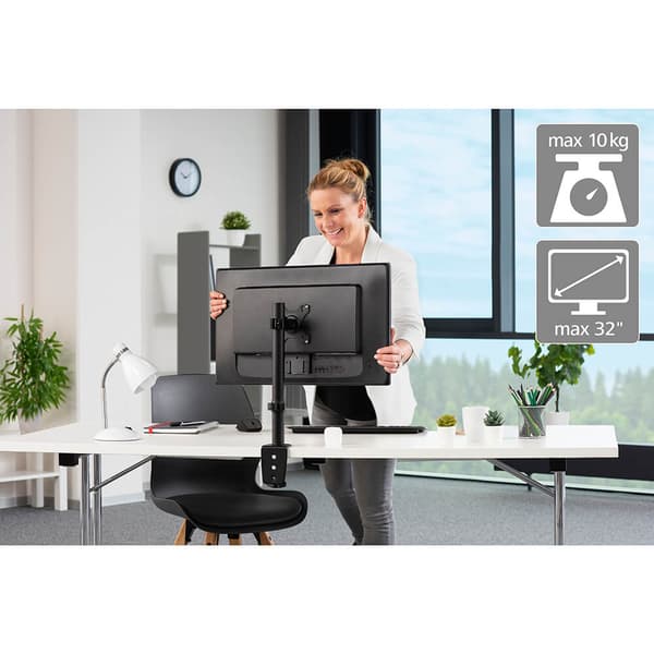 Monitor Holder Work Out Single Black