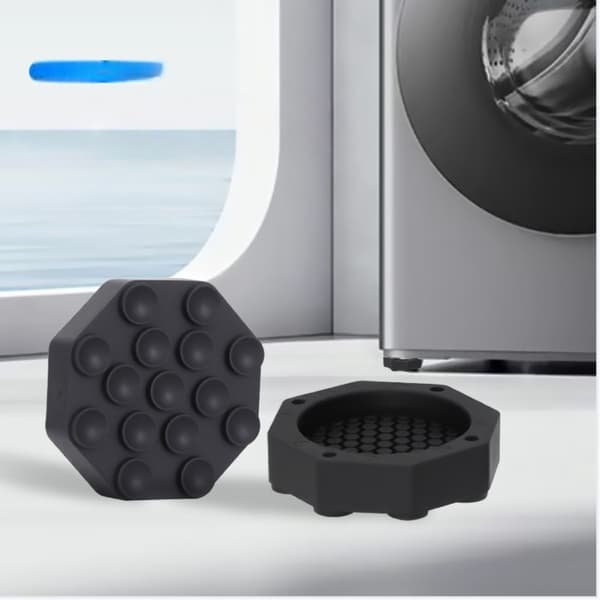 4-pack polyhedra-liukumaton alusta pesukoneille - melunvaimennus ja tärinänvaimennus