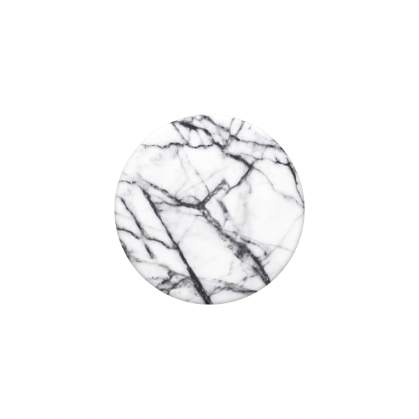 POPSOCKETS Dove White Marble Avtagbart Grip med Ställfunktion