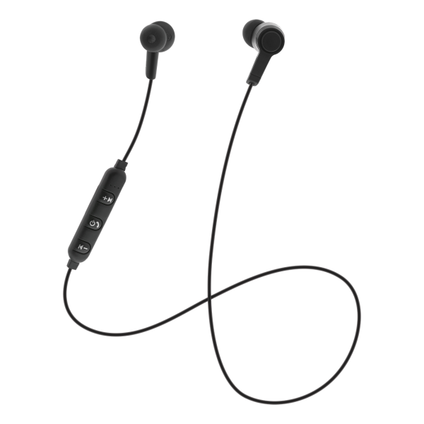 BT110 In-ear BT headphones with mic, control buttons, black