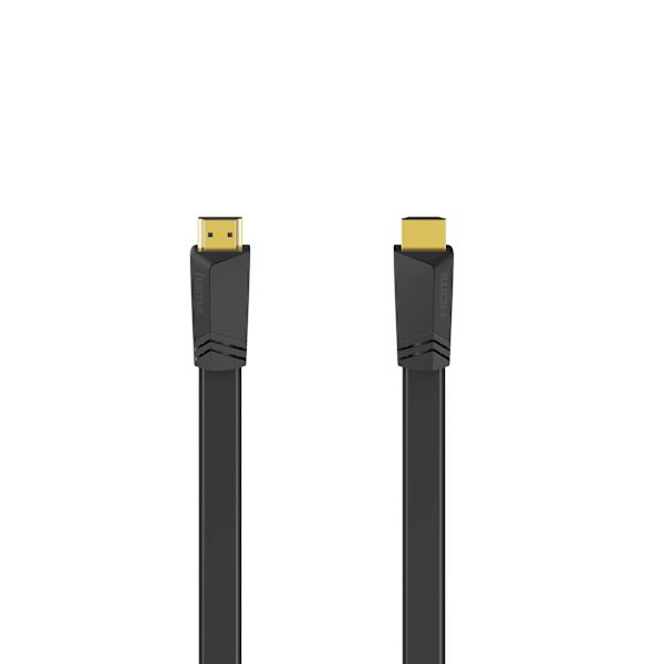 HAMA Kabel HDMI Ethernet Platt Svart 3m