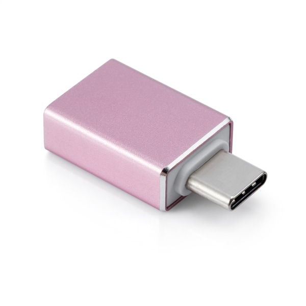 Adapter USB-C (hane) till USB 3.0 (hona) Rosa