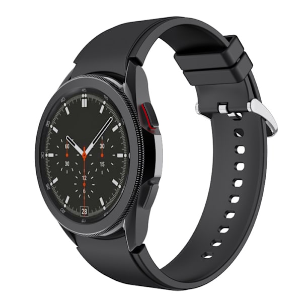Silikone urrem til Samsung Galaxy Watch 4/5 - 20 mm sort