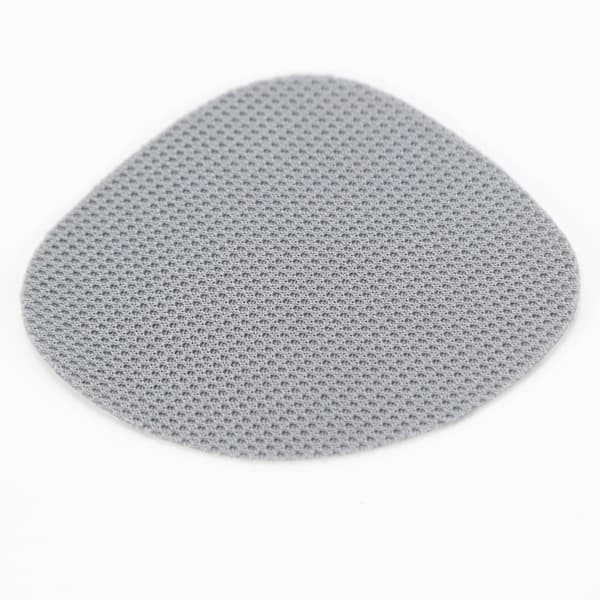 Selvklæbende åndbare skoreparationslapper 30-pak — polyester-bomuld fleksible netlapper til reparation af sneakers og hverdagssko Gray Gray