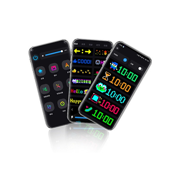 Bil Ambient Light Car Soft Screen (Devil's Eye) Smart Soft Screen - Tilpas din bil med stil! M M