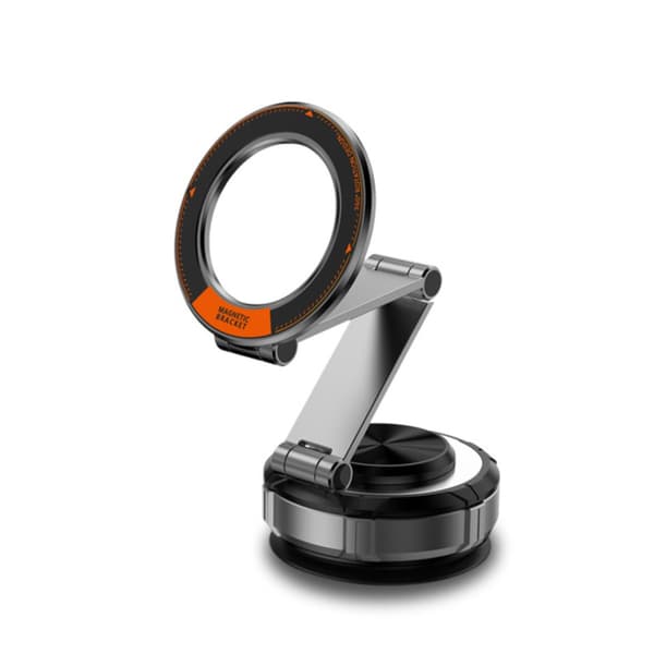 Magnetisk biltelefonholder med vakuumsug, foldbart design, 720° rotation til navigation, filmning og livestreaming