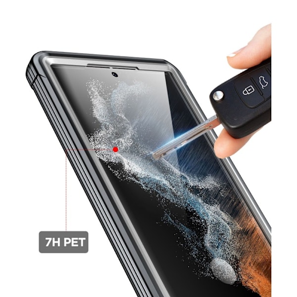 Stødsikker vandtæt mobiltaske Samsung S23 Ultra Sort
