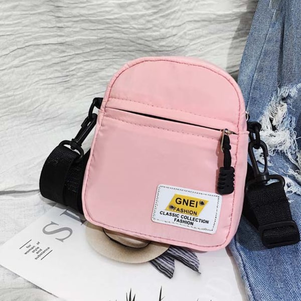 Enkel och trendig crossbody-väska Rosa