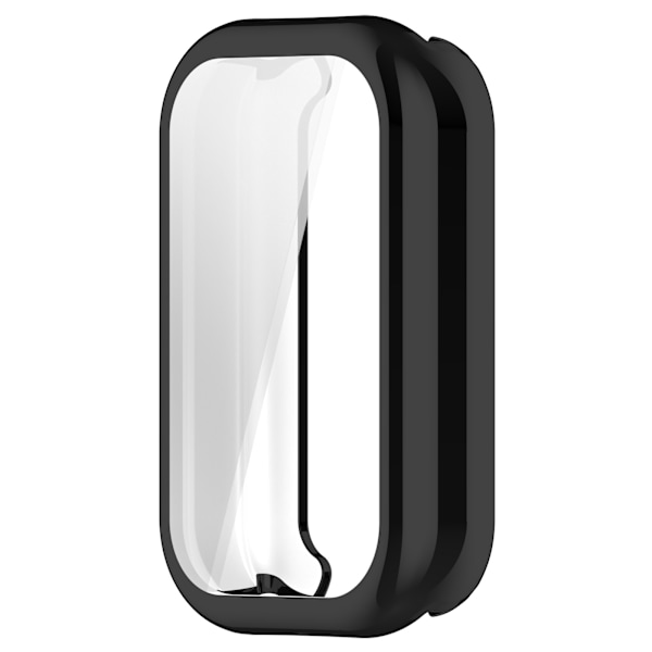 Beskyttelsesetui med skærmbeskytter til Xiaomi Mi Band 8 Active/Redmi Band 2 Sort
