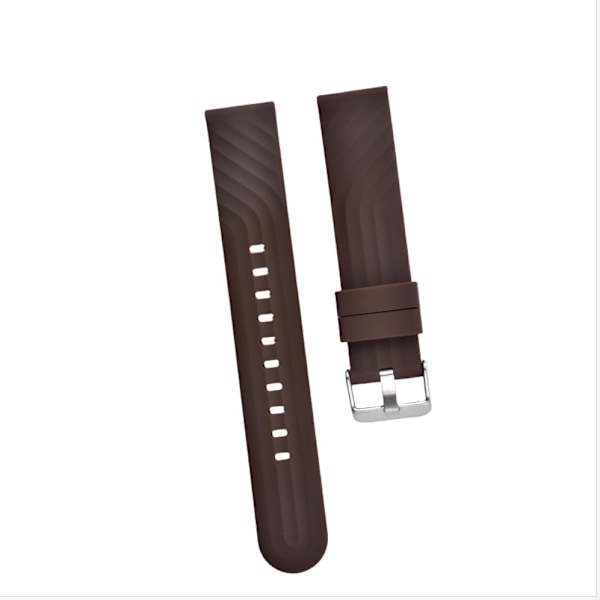 Silikoniranneke Huawei GT3:lle ja iWatch 4:lle Ruskea 18 mm