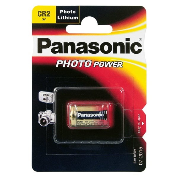 Panasonic CR 2 batteri, 1 st. blister