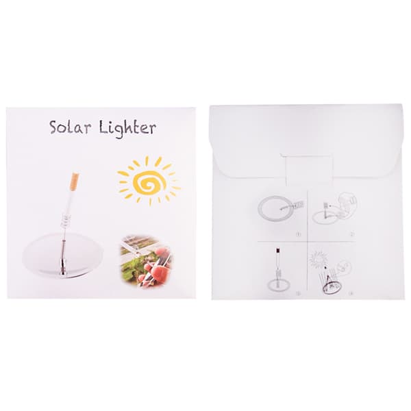 Solbrandstarter: Øjeblikkelig flamme med sollys