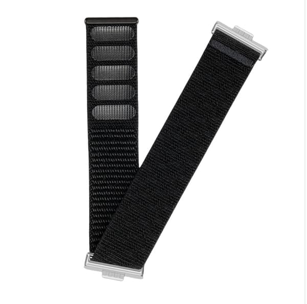 Elastisk nylonløkkestrop til Huawei Watch Fit 4 Pro Black Black