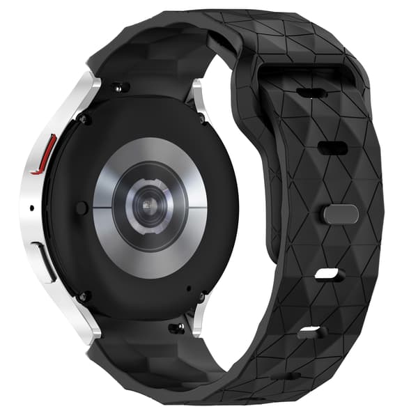 Galaxy Watch6/5/4 silikonrem Black Black