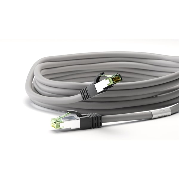CAT 8.1 Patchkabel, S/FTP (PiMF), grå
