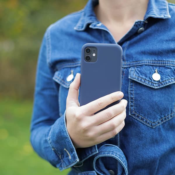 Suojakuori Silikooni Cobalt Blue - iPhone 12 Mini