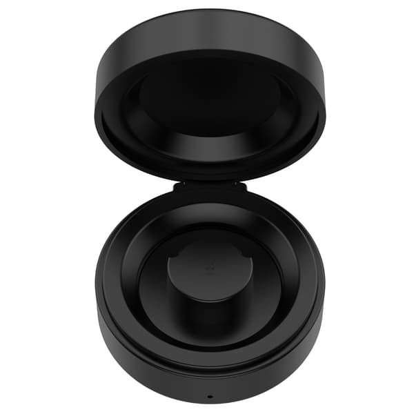 Bærbart opladningsetui kompatibelt med OURA Ring Gen 3 – ABS+TPE rejseoplader med probe-interface, 5V input, 1000mA maks input
