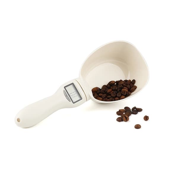 Digital Measuring Spoon Scale - 800g kapacitet, 1g noggrannhet, g/oz/ml konvertering, CR2032 driven