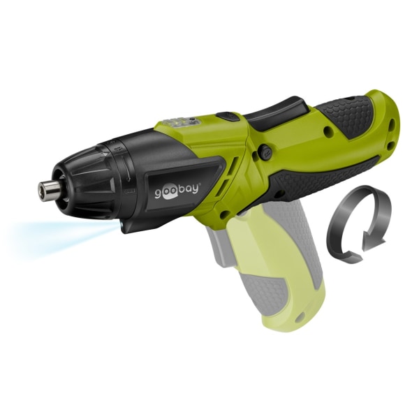 Mini batteridriven skruvdragare 3,6 V med LED-ljus