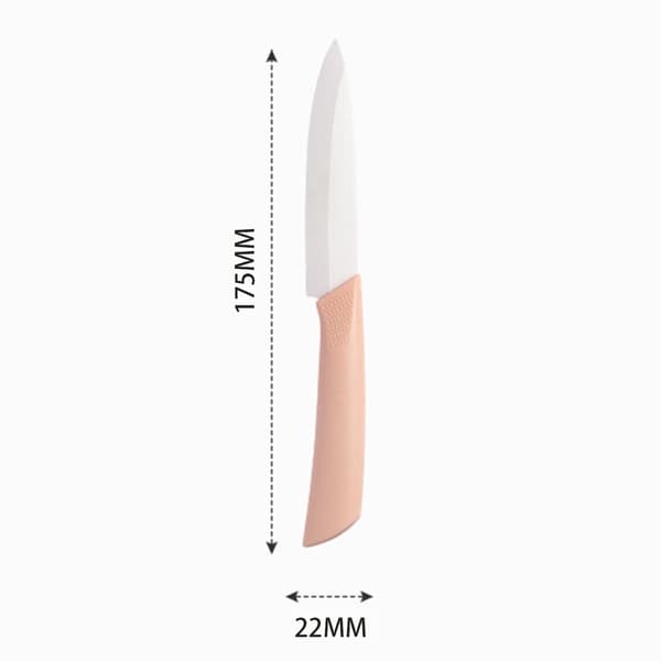 Keramisk Køkkenkniv - Lyserød, 15 cm S S
