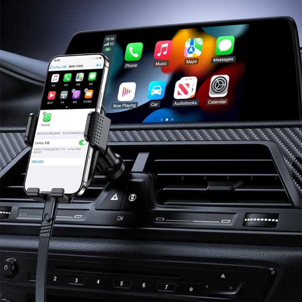 USB-A til USB-C-kabel med 10 Gbps, 8K ved 60 Hz, 5 A/600 W og CarPlay 3 m 3 m