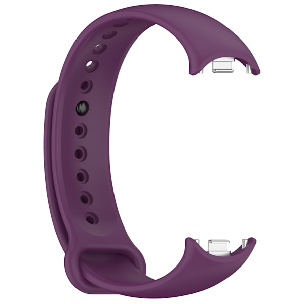 Tyylikäs TPU-ranneke Xiaomi Band 8/9:lle (metallipää) Violetti