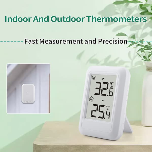 TS-FT0401 Indendørs Udendørs Termometer med Trådløs Sensor