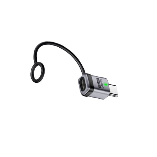 2 kpl Type-C naaras - Type-C uros suora adapteri 240W 120Gbps, yhteensopiva Silver Silver