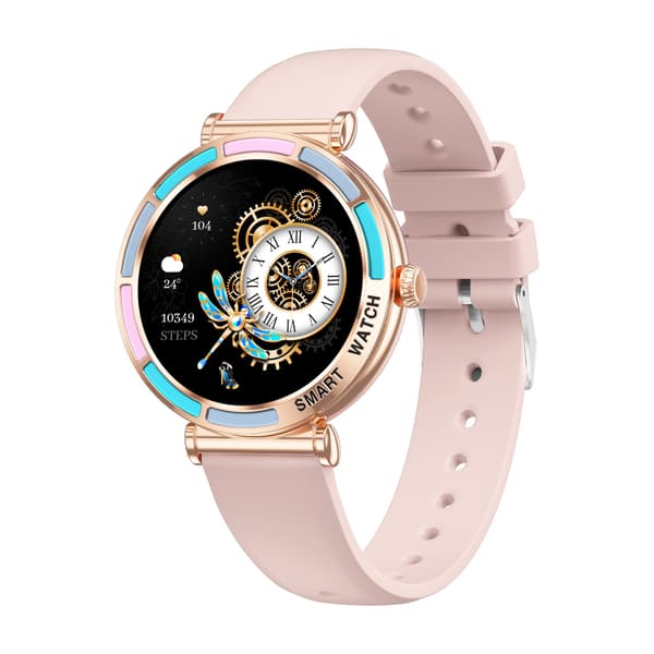 Multifunktionell Smartwatch med Bluetooth-samtal och Hälsoövervakning, kompatibelt med FitCloudPro Gold Gold