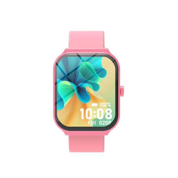 Multifunktionell Smartwatch med Bluetooth-samtal och Hälsoövervakning, kompatibelt med Android och iOS Pink Pink