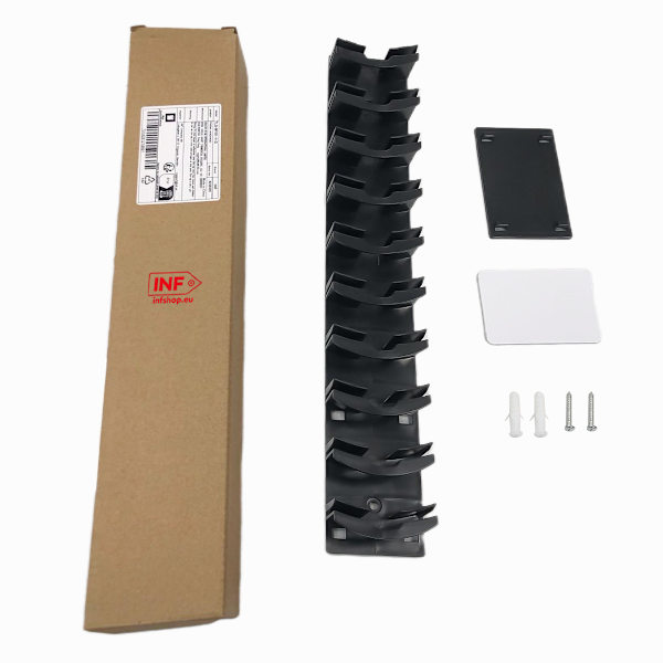 Multi-Layer Basebollkeps Väggmonterad Organizer Rack - Enkel Installation Hattförvaring Black Black