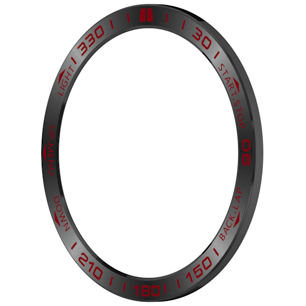 Garmin Tactix 8 47mm AMOLED -kehys - Musta/Punainen Racing Edition