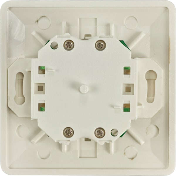 Socket-outlet 2xRJ-45, Krone terminal, UTP, Cat6, white