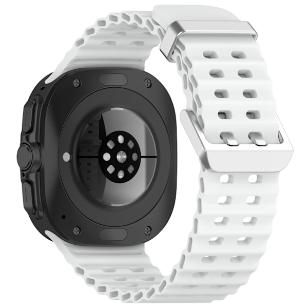 Klockarmband i Silikon för Samsung Watch Ultra 47mm Vit