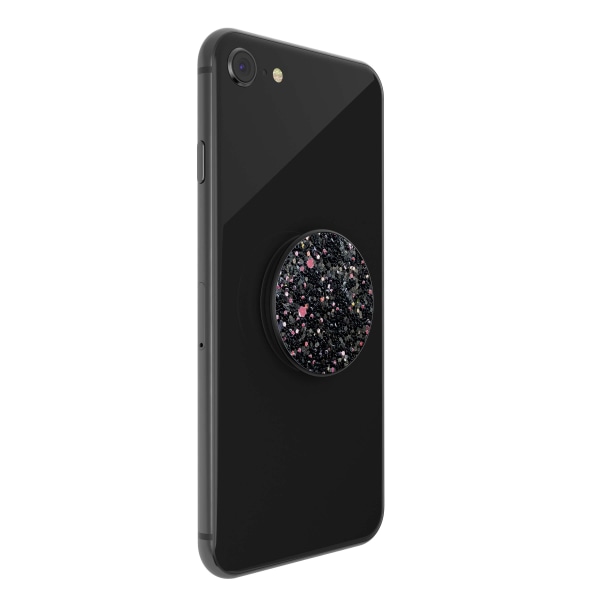 POPSOCKETS Sparkle Black Avtagbart Grip med Ställfunktion Premium