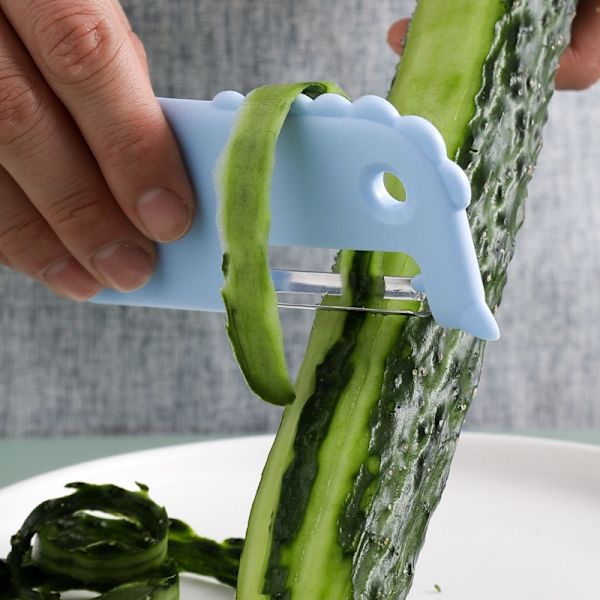 Ergonomisk skræller til glat, ubesværet peeling