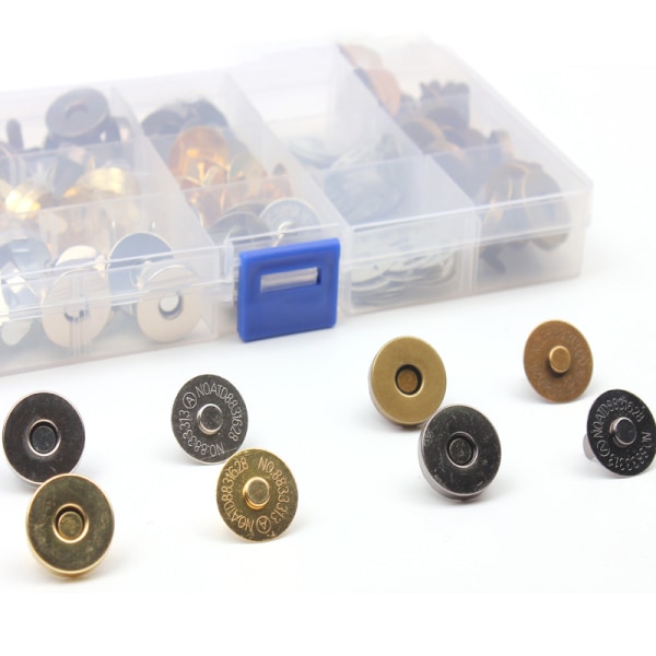 Magnetiske knapper 40-Pak 18 mm 18 mm