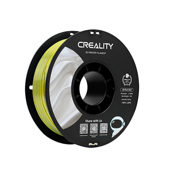 CR-Silk PLA Filament Creality (keltainen-sininen)