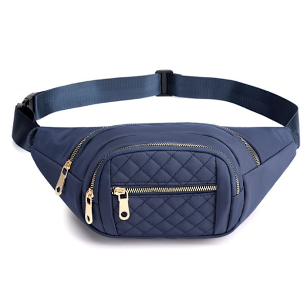 Multifunktionell Midjeväska för Kvinnor Blue Blue