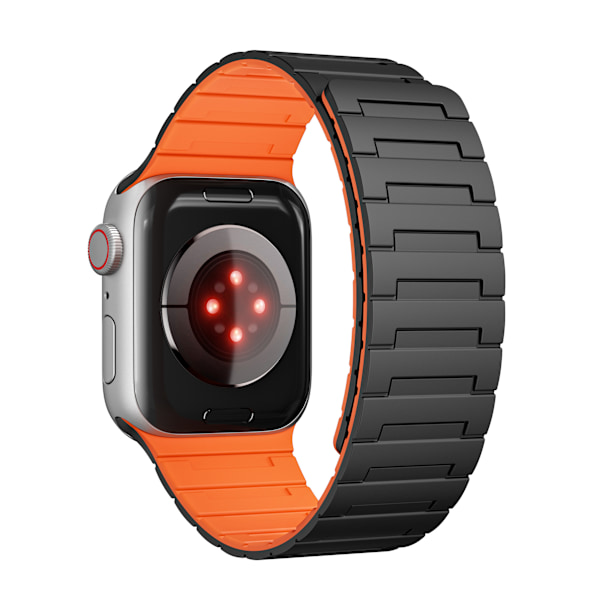 Magnetisk løkkerem til Apple Watch 38/40/41 mm Sort Orange