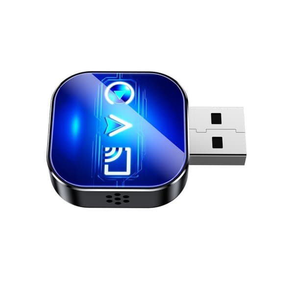 Q1AS Trådløs CarPlay/Android Auto Adapter: 3-i-1 Spejllinkboks for Problemfri Biltilslutning
