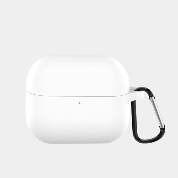 Silikonfodral för Samsung Galaxy Buds 3/3 Pro White White